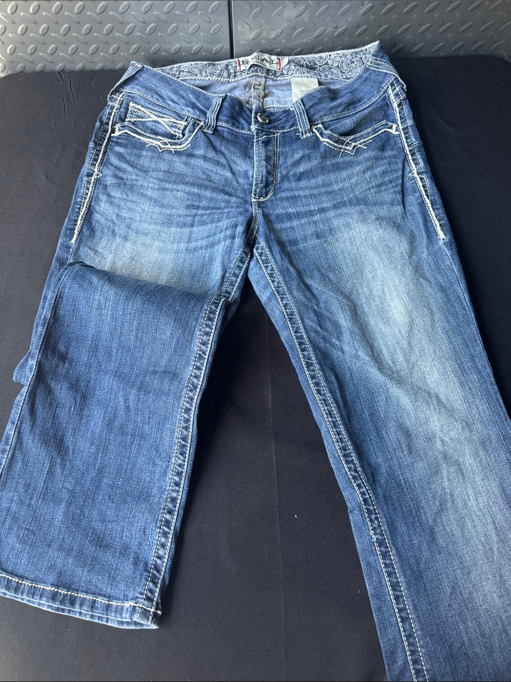 Ariat Women's Blue Boot Cut Denim Jeans